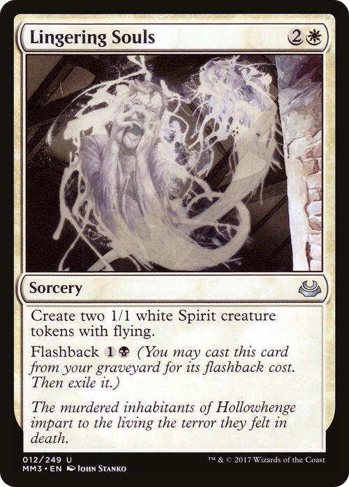 Lingering Souls (MM3-012) - Modern Masters 2017 Foil