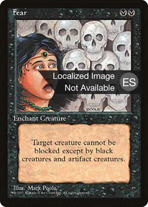 Fear (4BB-) - Fourth Edition Foreign Black Border