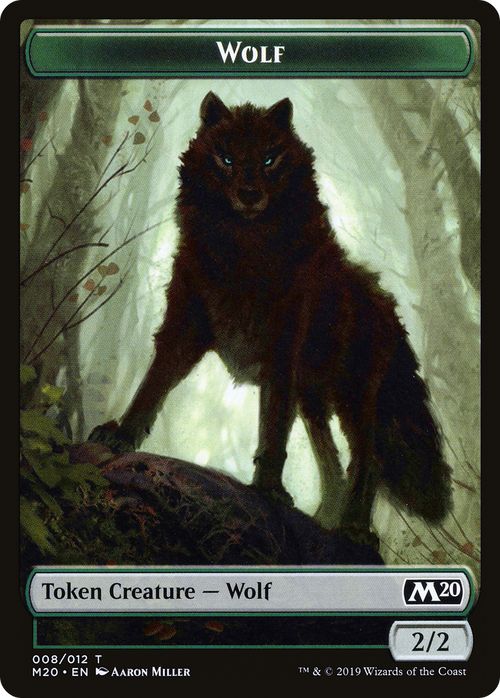 Wolf Token (M20-008) - Core Set 2020 Tokens
