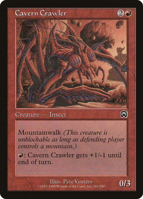 Cavern Crawler (MMQ-181) - Mercadian Masques Foil