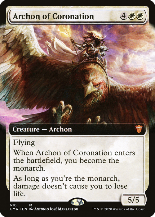 Archon of Coronation (Extended Art) (CMR-616) - Commander Legends: (Extended Art)