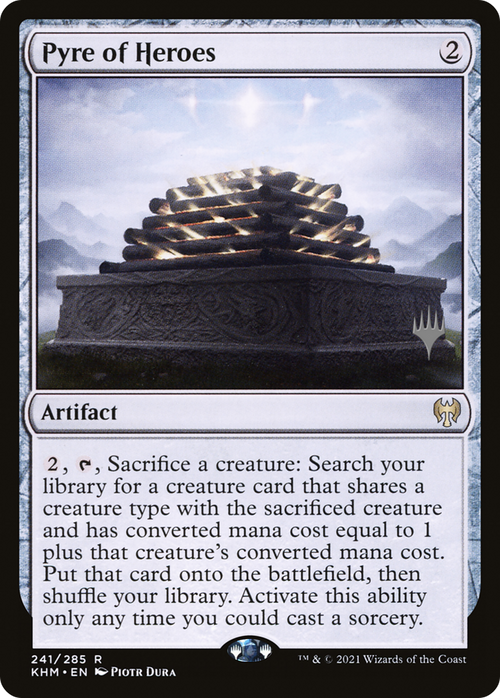 Pyre of Heroes (PPKHM-241P) - Kaldheim Promos Foil