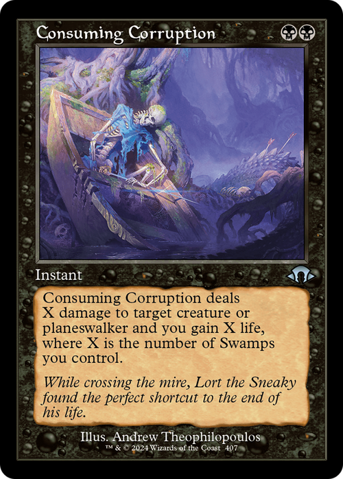 Consuming Corruption (Retro Frame) (MH3-407) - Modern Horizons 3 Foil