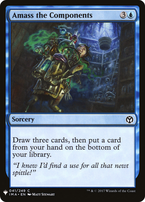 Amass the Components (LIST-IMA-41) - The List