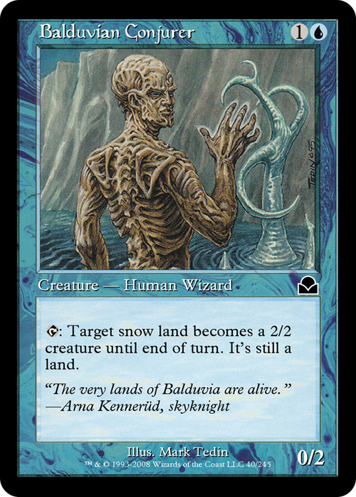 Balduvian Conjurer (ME2-040) - Masters Edition II Foil
