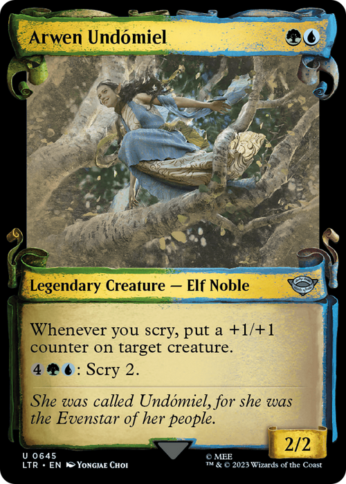 Arwen Undomiel (Showcase Scrolls) (LTR-645) - The Lord of the Rings: Tales of Middle-earth: (Showcase)