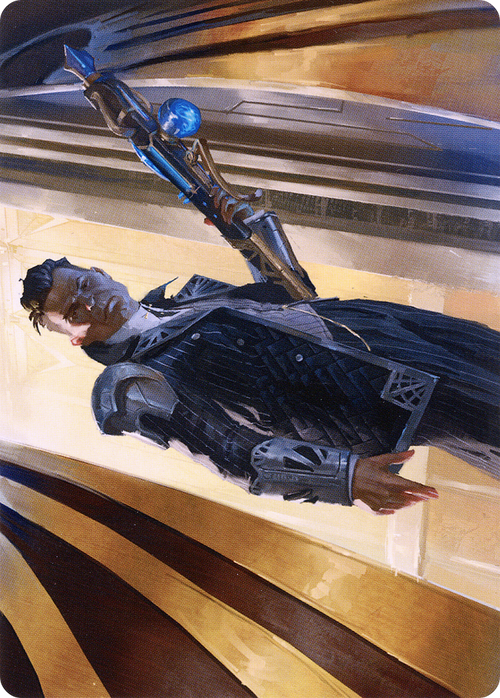 Backup Agent // Backup Agent (ASNC-001) - New Capenna Art Series (Borderless) Foil