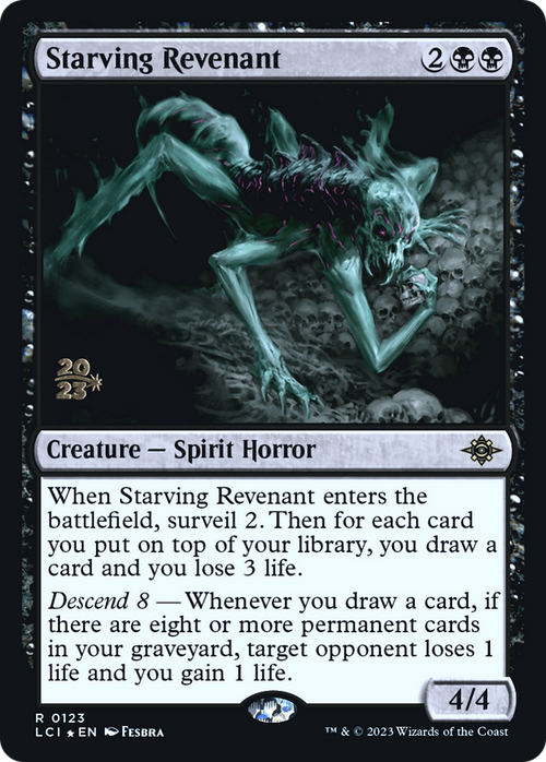 Starving Revenant (PRE-123) - The Lost Caverns of Ixalan Promos Foil