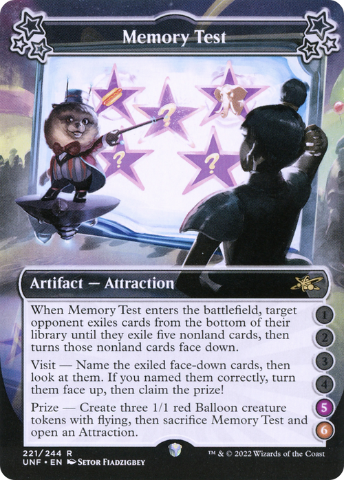 Memory Test (5-6) (UNF-221) - Unfinity Foil