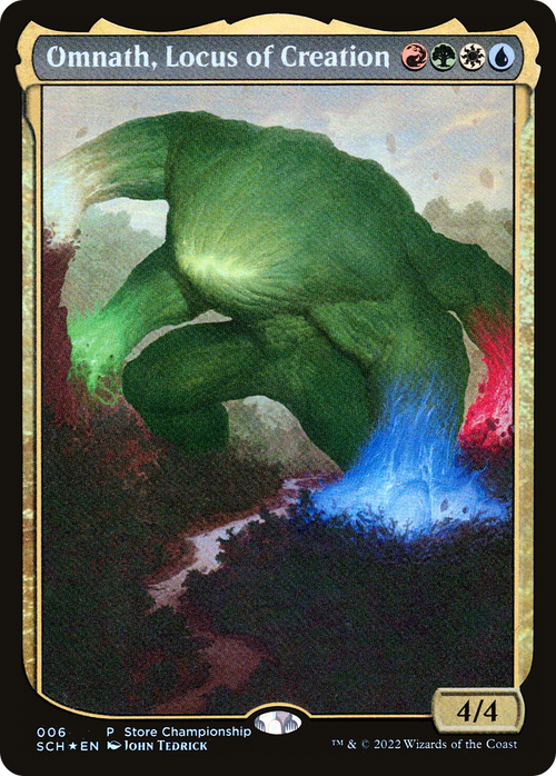 Omnath, Locus of Creation (GAME-006) - Store Championships Foil