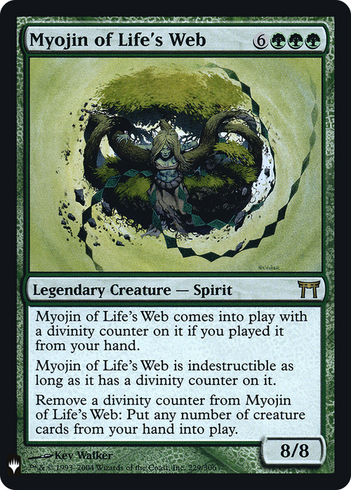 Myojin of Life's Web (LIST-CHK-229) - The List Foil
