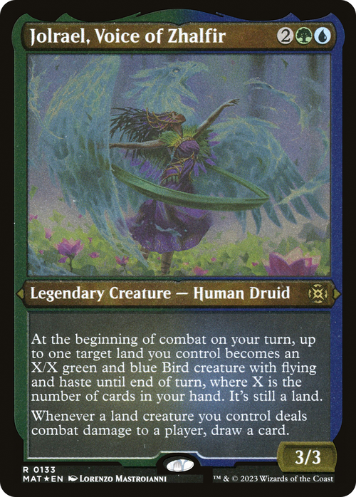 Jolrael, Voice of Zhalfir (Foil Etched) (MAT-133) - March of the Machine: The Aftermath Foil