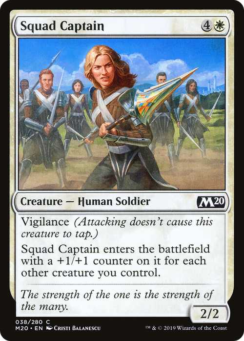 Squad Captain (M20-038) - Core Set 2020 Foil