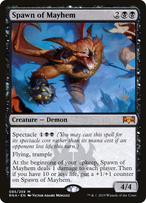 Spawn of Mayhem (PPIKO-85P) - Ravnica Allegiance Promos Foil