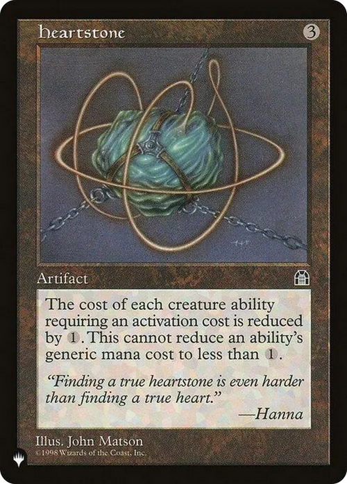 Heartstone (LIST-) - The List