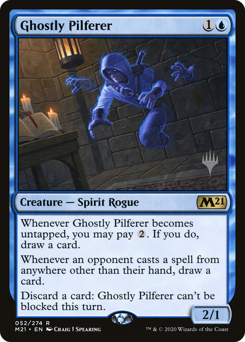 Ghostly Pilferer (PPM21-52P) - Core Set 2021 Promos