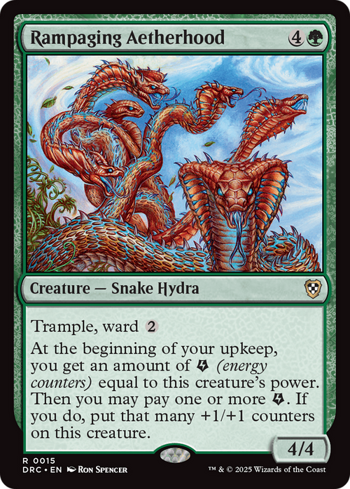 Rampaging Aetherhood (DRC-015) - Commander: Aetherdrift