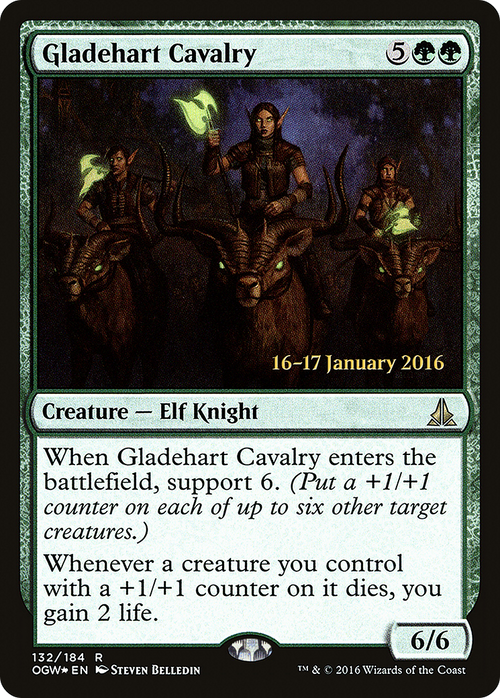 Gladehart Cavalry (PRE-132S) - Oath of the Gatewatch Promos Foil