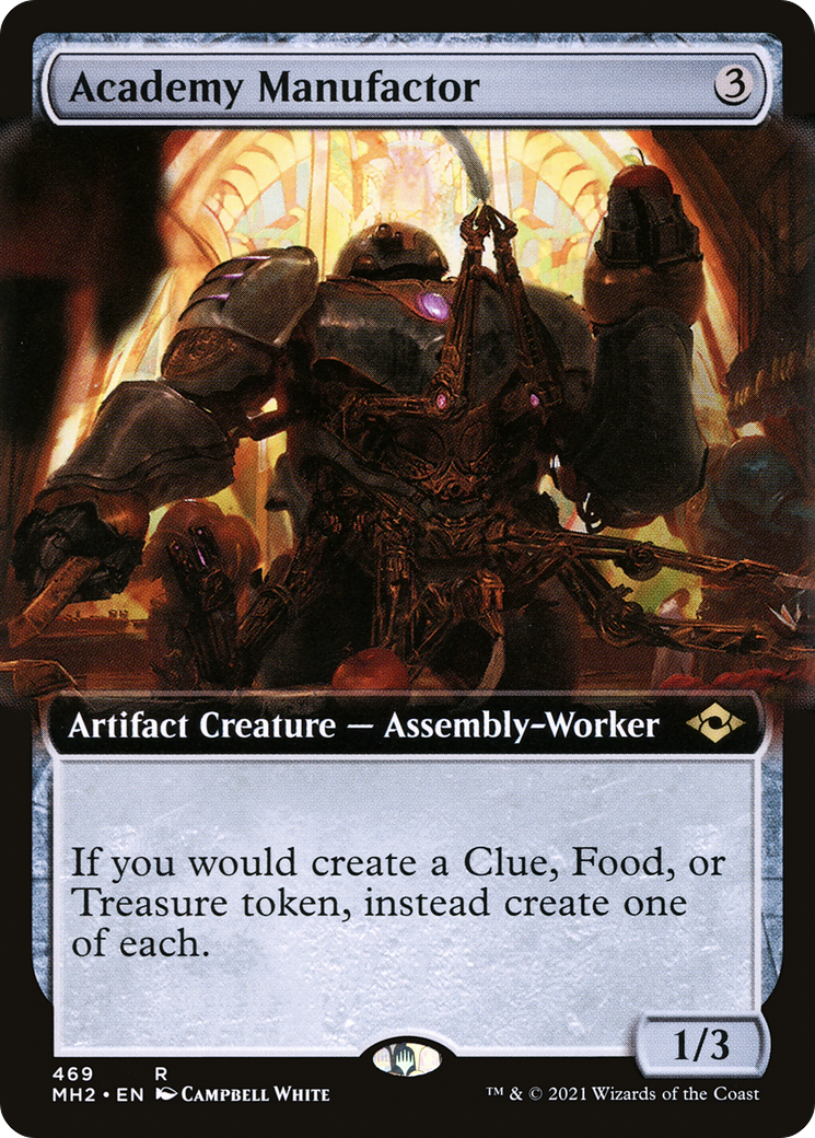 Academy Manufactor (Extended Art) (MH2-469) - Modern Horizons 2: (Extended Art) Foil