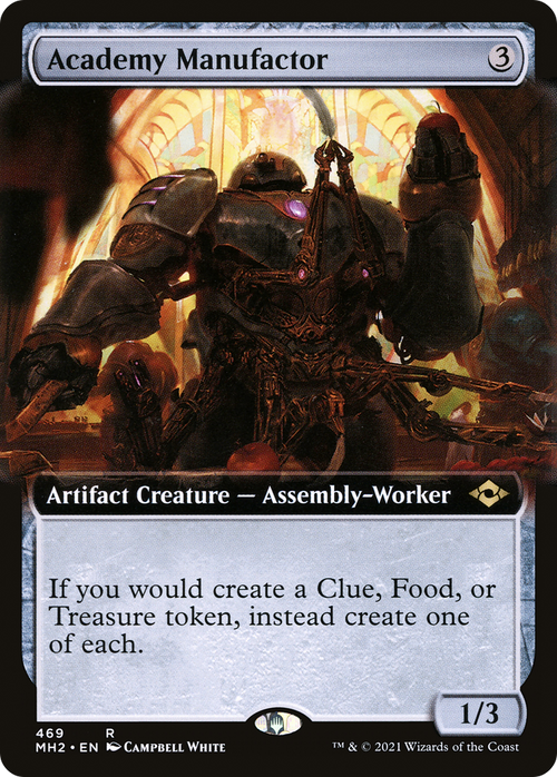 Academy Manufactor (Extended Art) (MH2-469) - Modern Horizons 2: (Extended Art) Foil