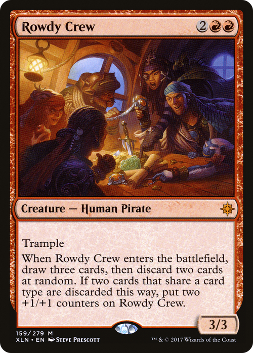 Rowdy Crew (XLN-159) - Ixalan Foil