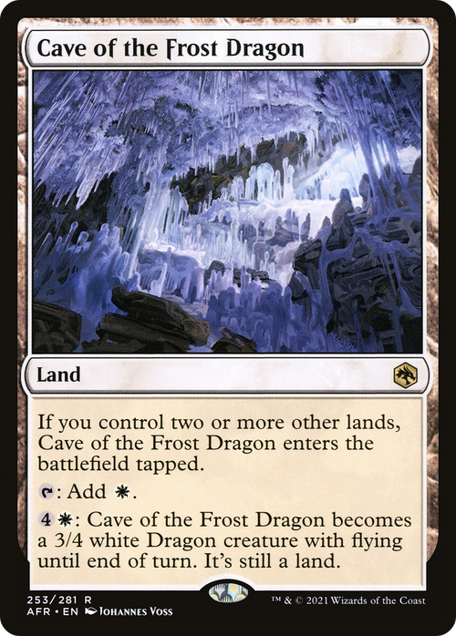 Cave of the Frost Dragon (AFR-253) - Adventures in the Forgotten Realms