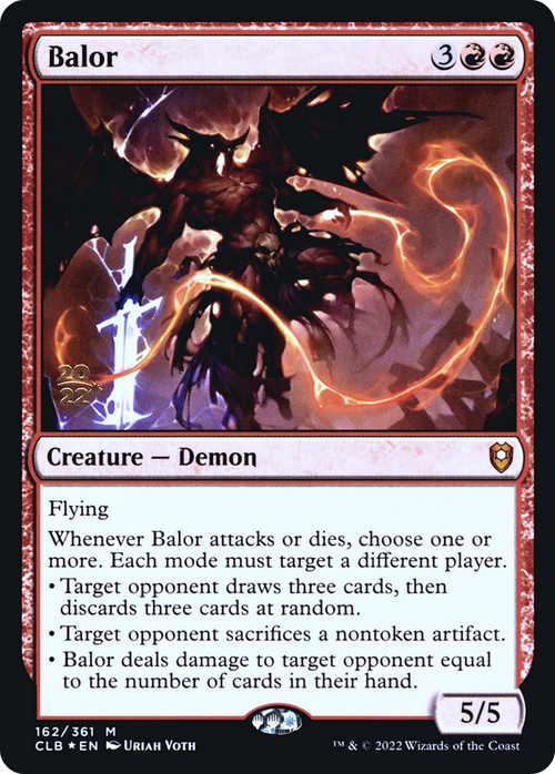 Balor (PRE-162) - Battle for Baldur's Gate Promos Foil