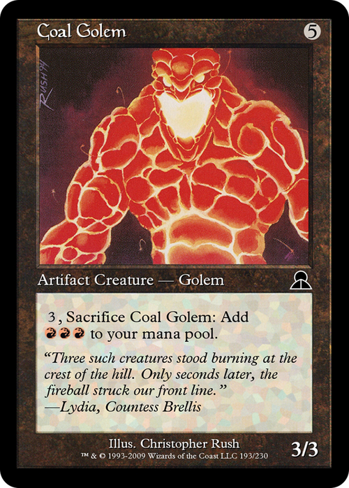Coal Golem (ME3-193) - Masters Edition III