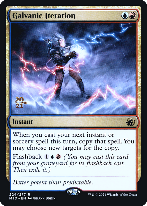 Galvanic Iteration (PRE-224S) - Innistrad: Midnight Hunt Promos Foil