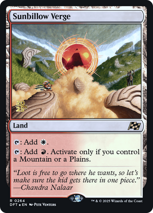 Sunbillow Verge (PRE-264S) - Prerelease Cards Foil