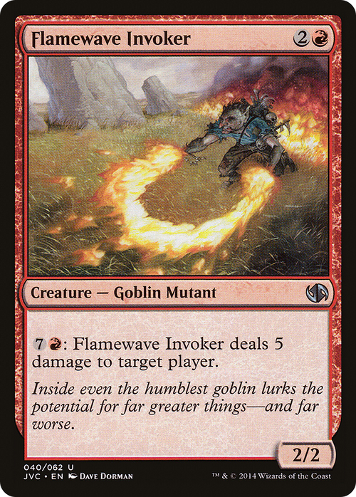 Flamewave Invoker (Jace vs. Chandra) (DD3-040) - Duel Decks Anthology: Jace vs. Chandra
