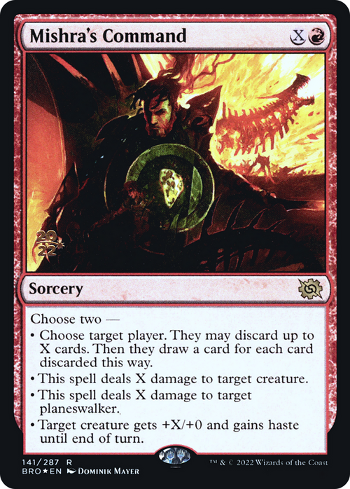 Mishra's Command (PRE-141) - The Brothers' War Promos Foil