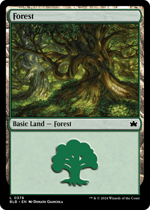 Forest (0378) (BLB-378) - Bloomburrow Foil