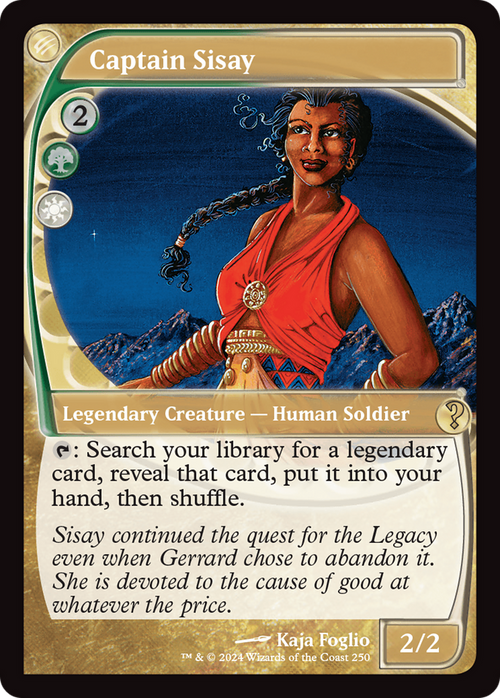 Captain Sisay (Future Sight) (MB2-250) - Mystery Booster 2 Foil