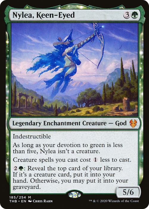 Nylea, Keen-Eyed (THB-185) - Theros Beyond Death: (enchantment)