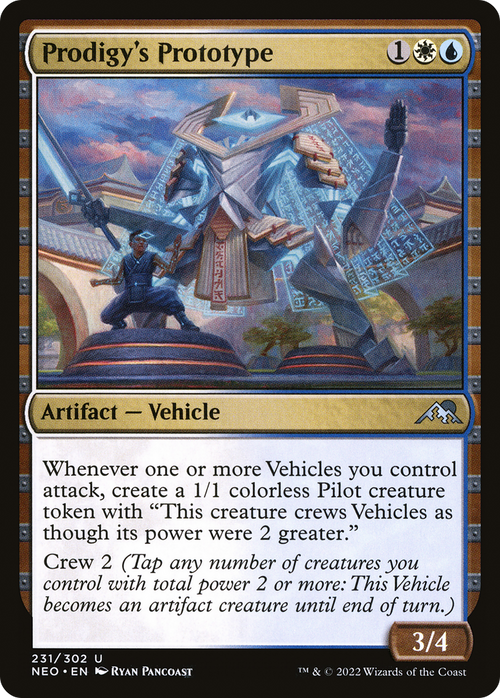 Prodigy's Prototype (NEO-231) - Kamigawa: Neon Dynasty Foil