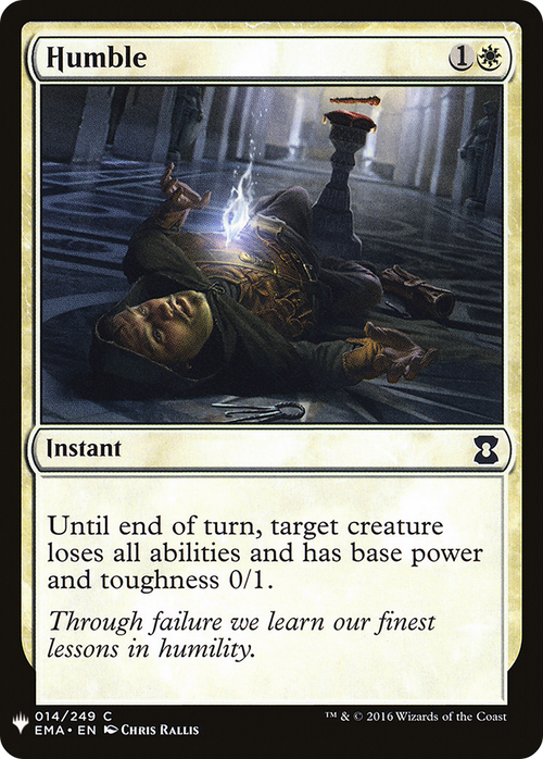 Humble (LIST-EMA-14) - The List