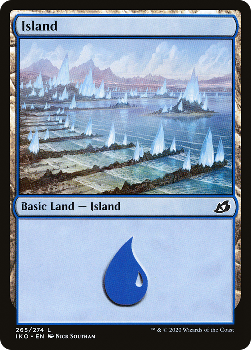 Island (265) (IKO-265) - Ikoria: Lair of Behemoths Foil