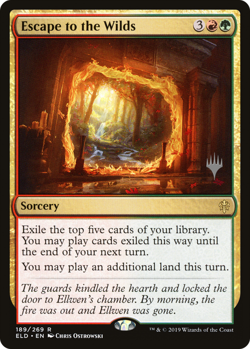 Escape to the Wilds (PPELD-189P) - Throne of Eldraine Promos
