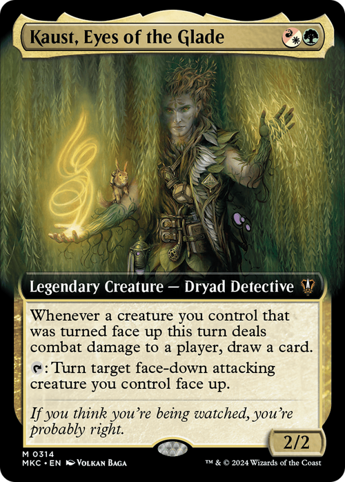 Kaust, Eyes of the Glade (Extended Art) (MKC-314) - Murders at Karlov Manor Commander: (Extended Art)