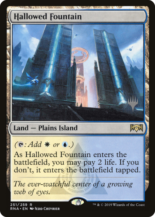 Hallowed Fountain (PPELD-251P) - Ravnica Allegiance Promos Foil