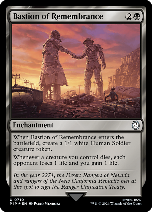 Bastion of Remembrance (Surge Foil) (PIP-710) - Fallout Foil