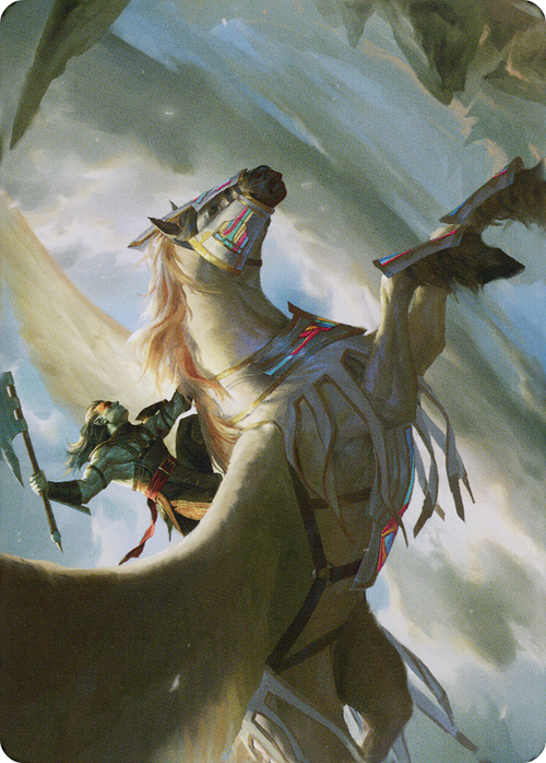Cleaving Skyrider // Cleaving Skyrider (ADMU-005) - Dominaria United Art Series (Borderless) Foil
