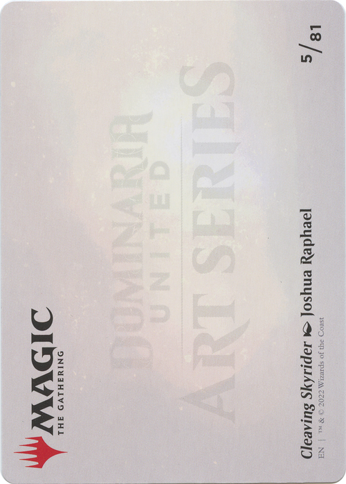 Cleaving Skyrider // Cleaving Skyrider (ADMU-005) - Dominaria United Art Series (Borderless)