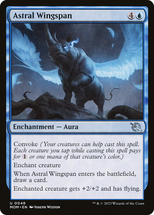 Astral Wingspan (MOM-048) - March of the Machine Foil