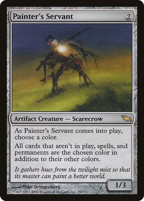 Painter's Servant (SHM-257) - Shadowmoor Foil