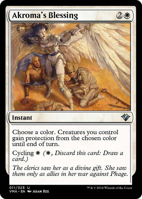 Akroma's Blessing (VMA-011) - Vintage Masters Foil