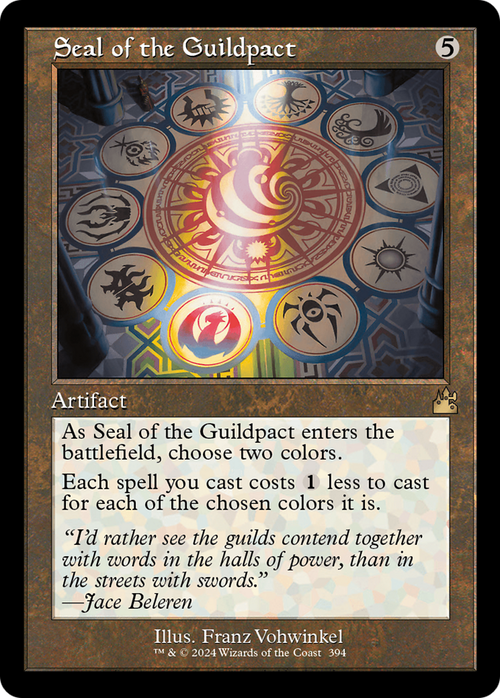 Seal of the Guildpact (Retro Frame) (RVR-394) - Ravnica Remastered Foil