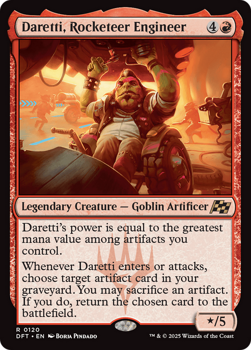 Daretti, Rocketeer Engineer (DFT-120) - Aetherdrift Foil