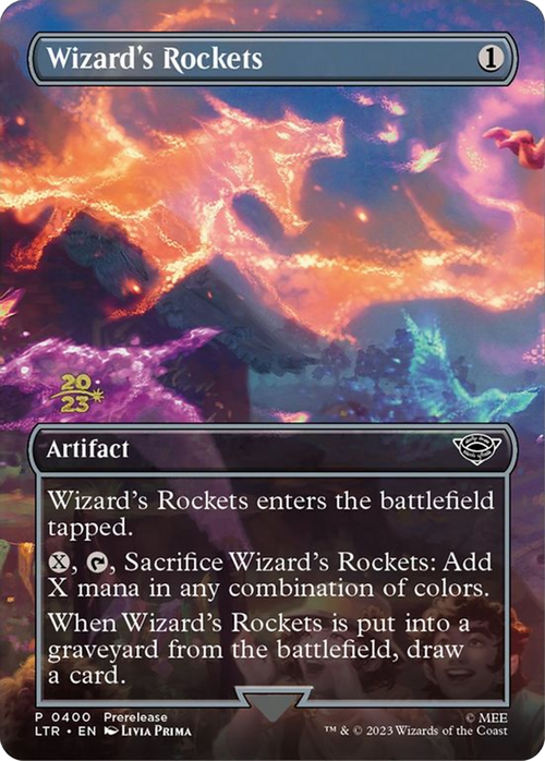 Wizard's Rockets (PRE-400) - Tales of Middle-earth Promos (Borderless) Foil